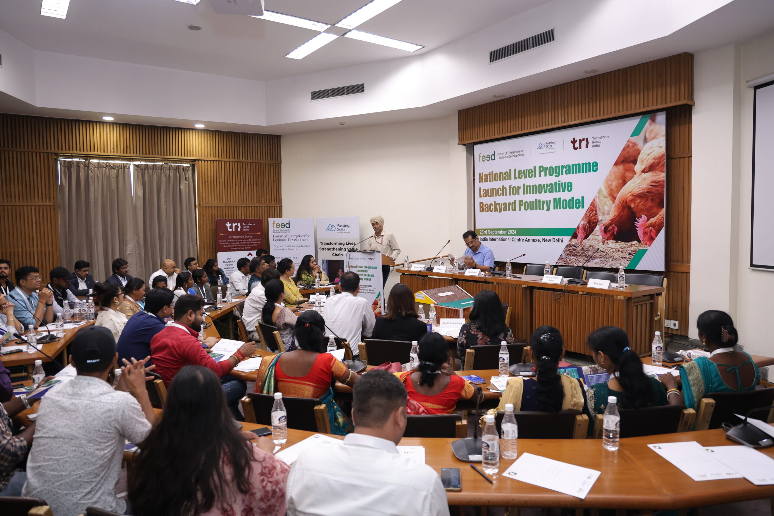 Mr. Charanjit Singh, Additional Secretary, Rural Development addressing the gathering during the inaugural session